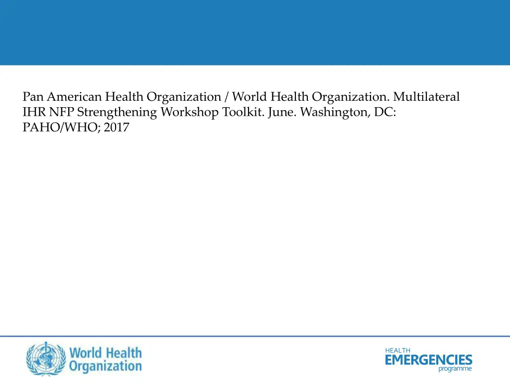 pan american health organization world health