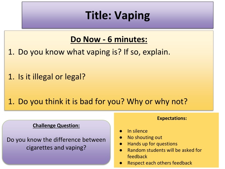 title vaping