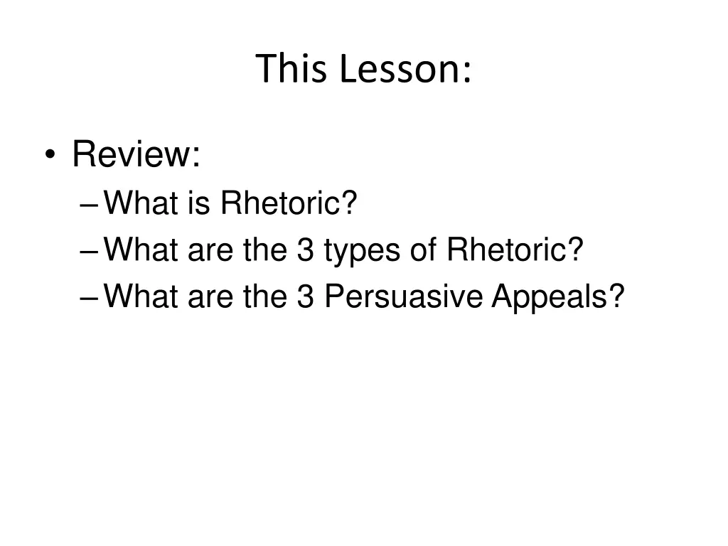 this lesson