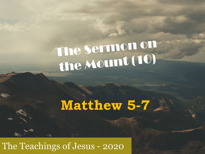 matthew 5 7