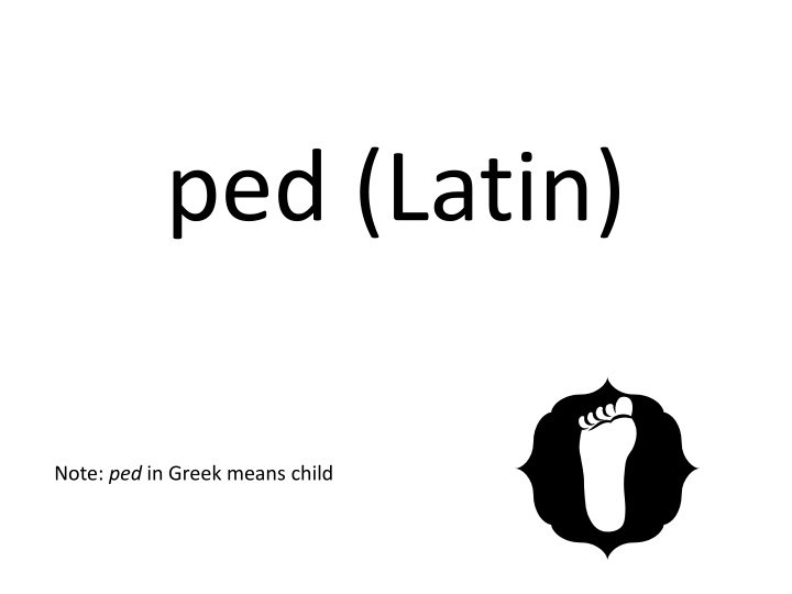 ped latin