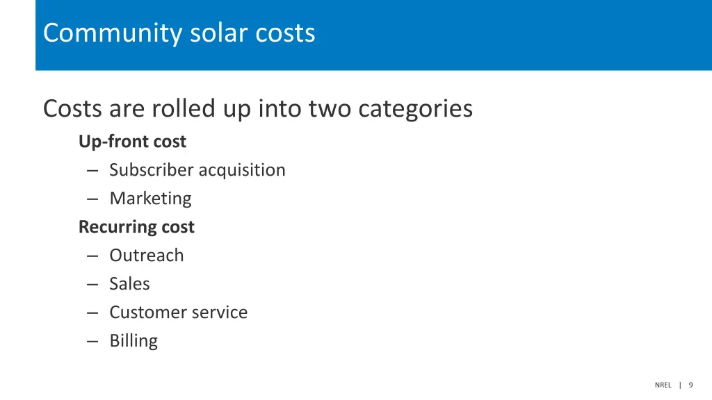 community solar costs