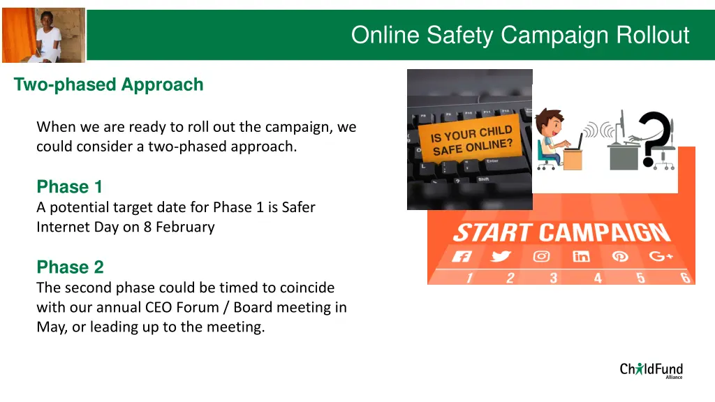 online safety campaign rollout