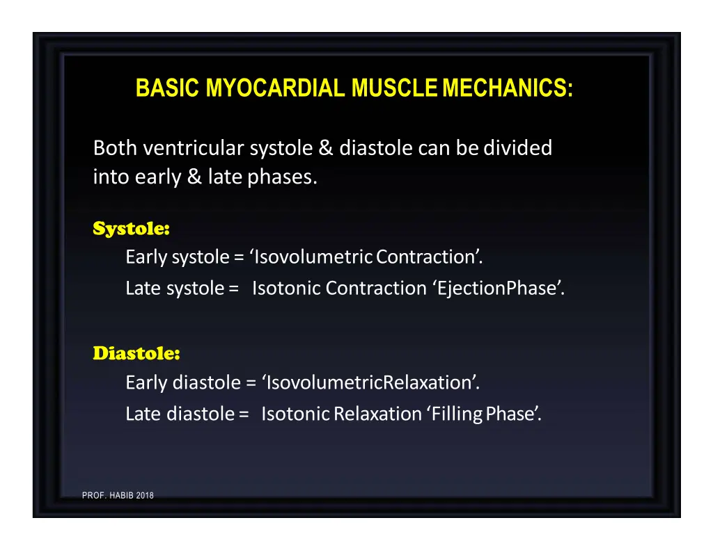 basic myocardial musclemechanics