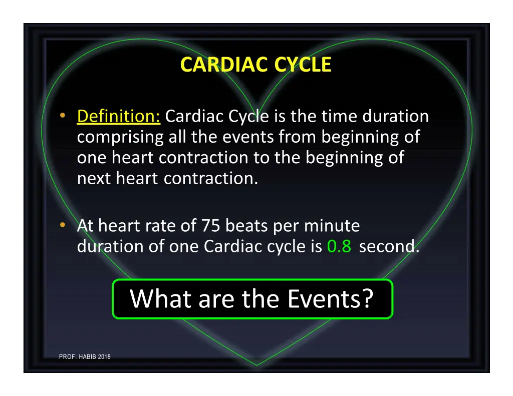 cardiac cycle