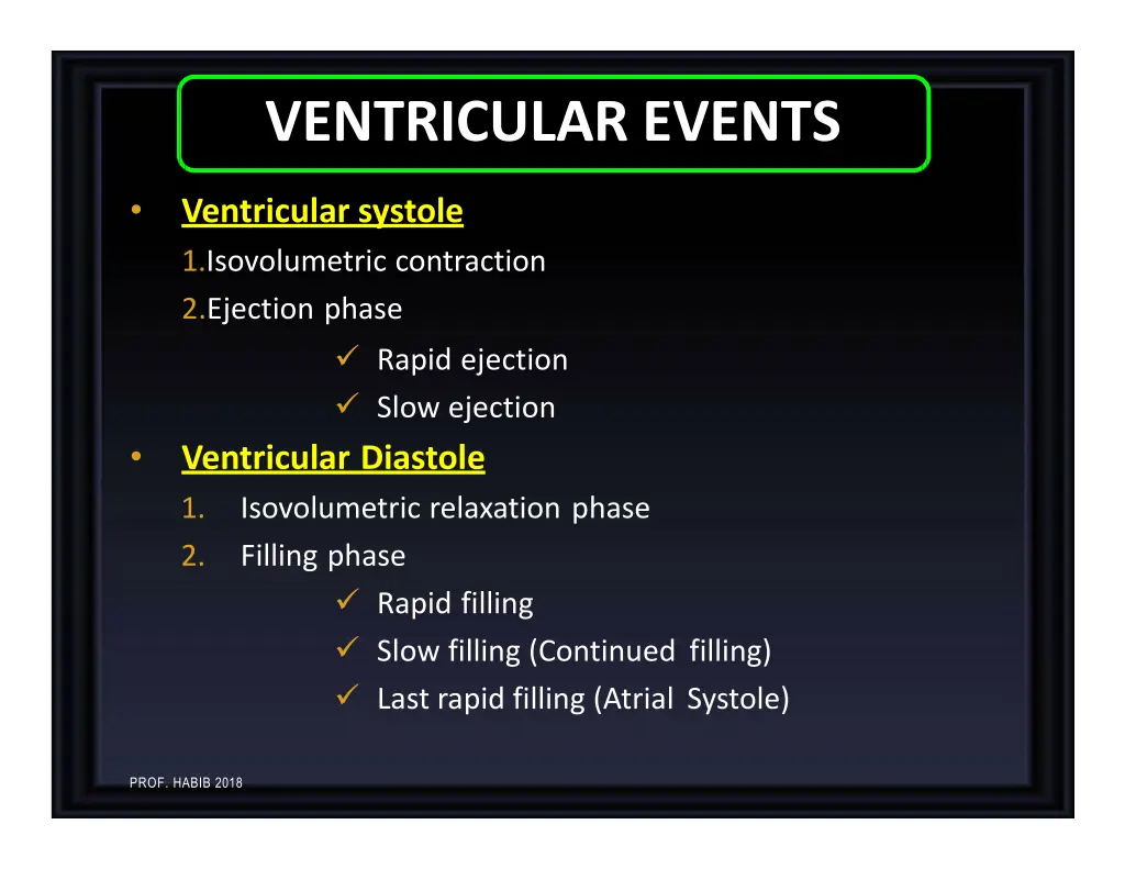 ventricular events