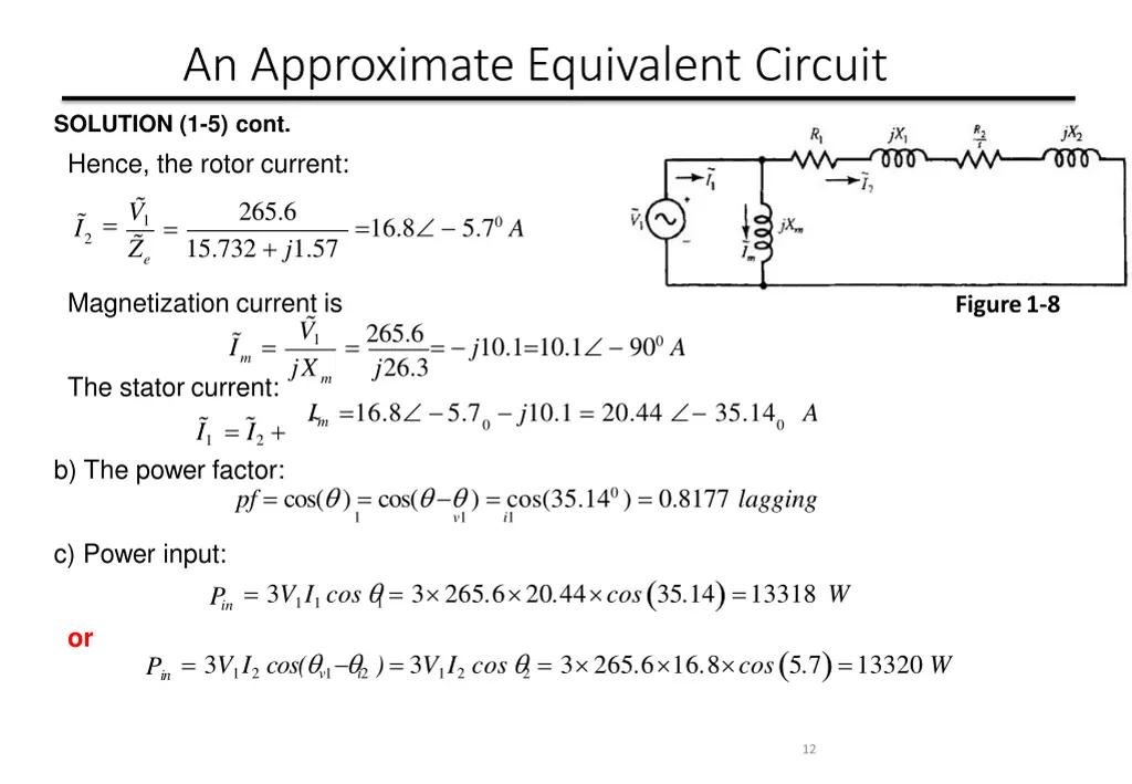 an approximate equivalent circuit 6