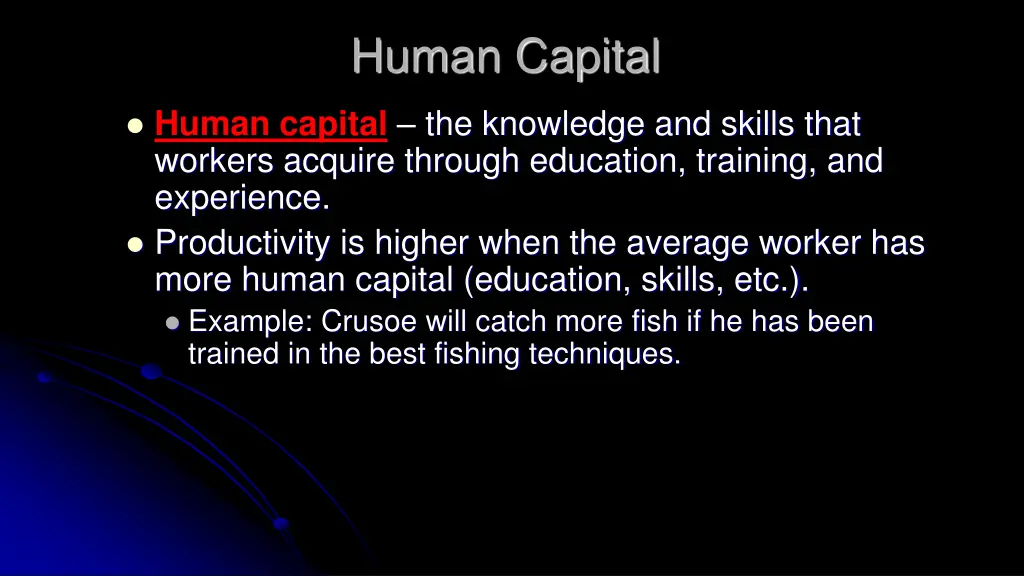 human capital