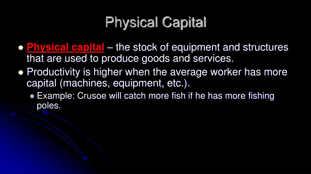 physical capital