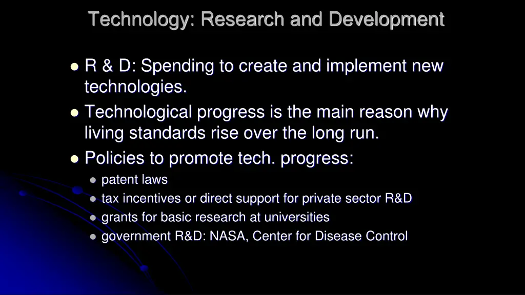 technology research and development