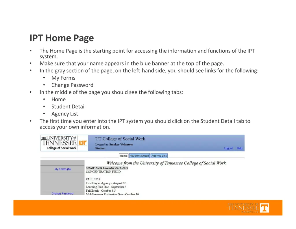 ipt home page