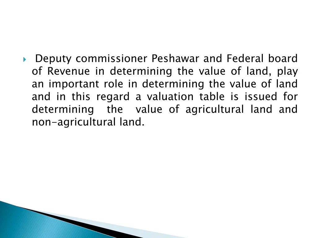 deputy commissioner peshawar and federal board