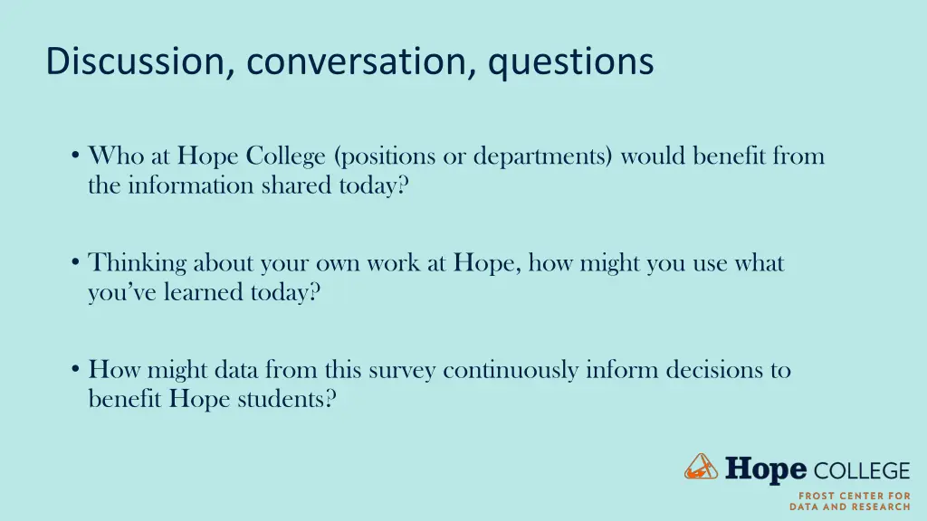 discussion conversation questions