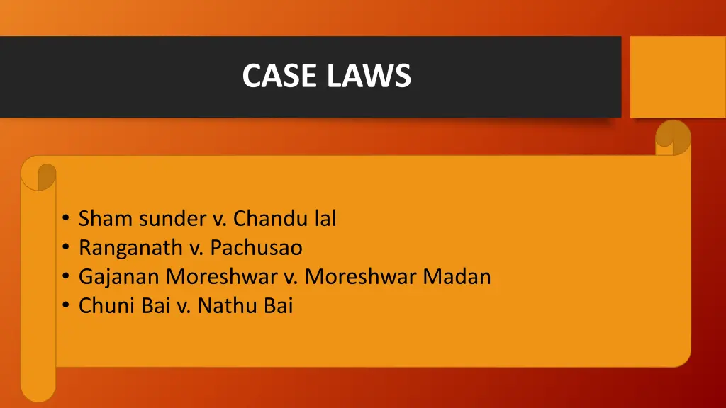 case laws