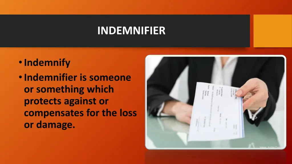 indemnifier