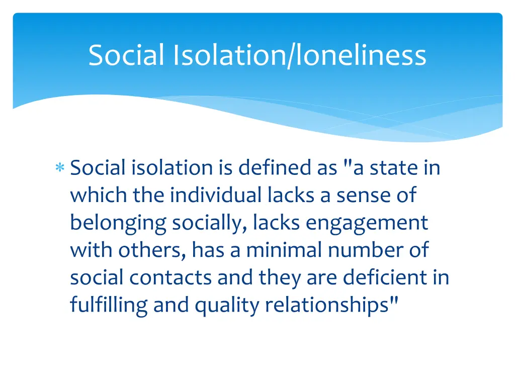 social isolation loneliness 2