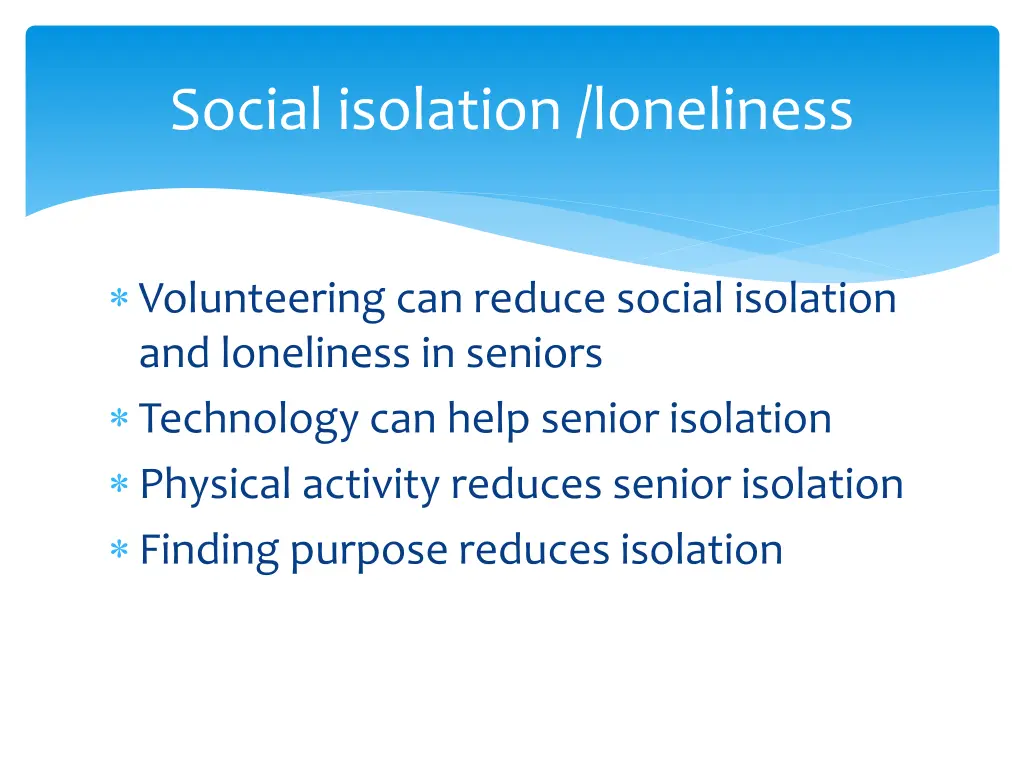 social isolation loneliness 9