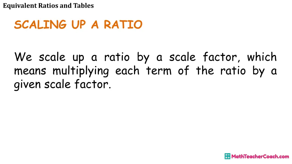 equivalent ratios and tables 5