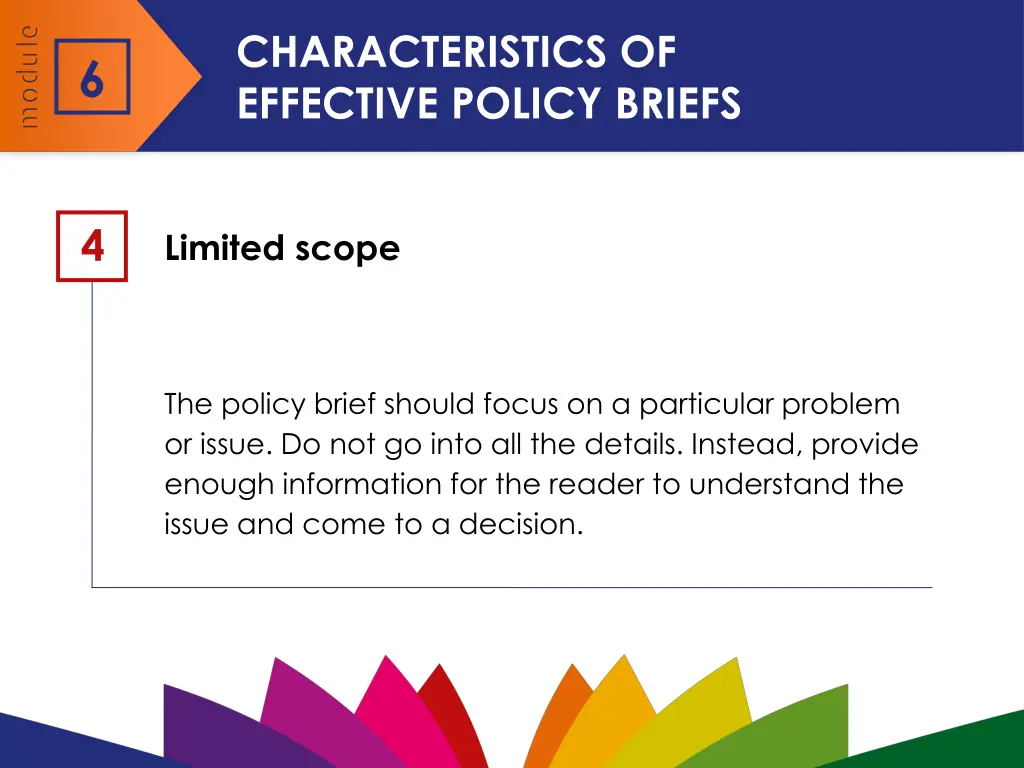 characteristics of effective policy briefs 4