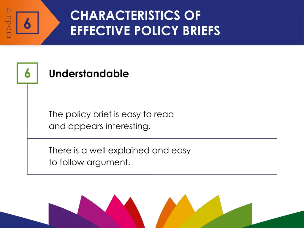 characteristics of effective policy briefs 6