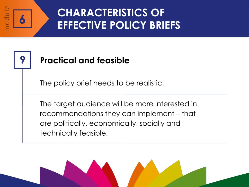 characteristics of effective policy briefs 9