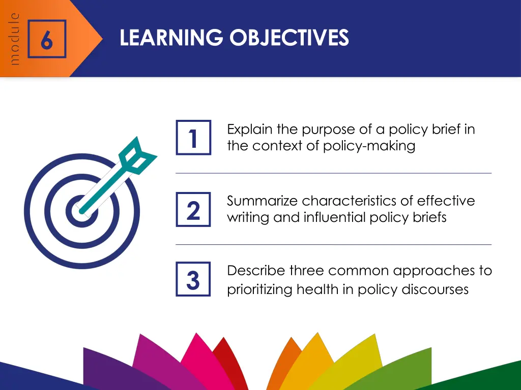 learning objectives