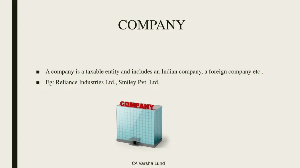 company