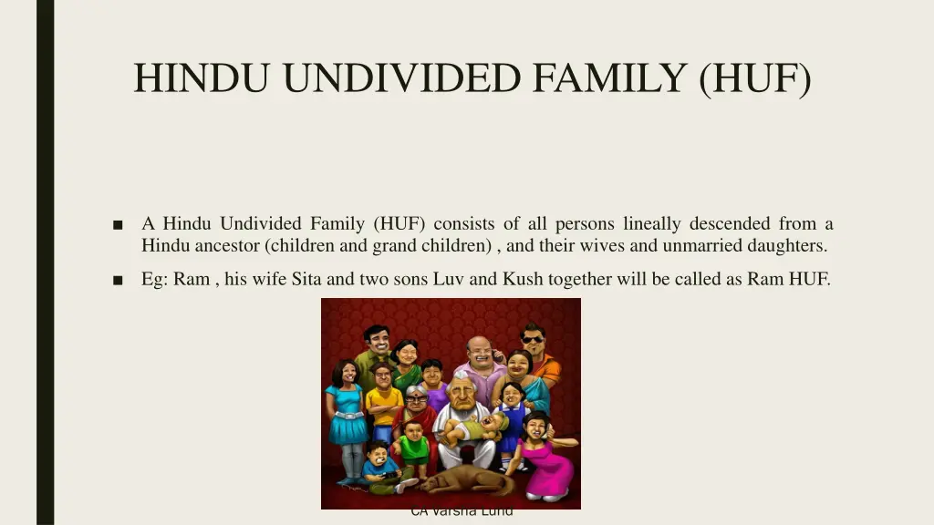 hindu undivided family huf