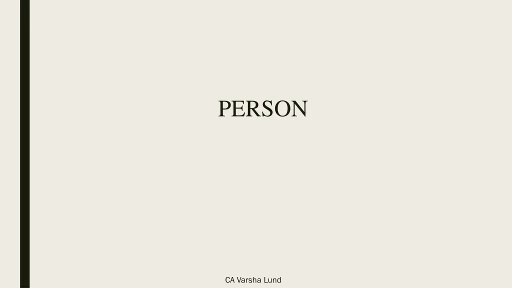 person