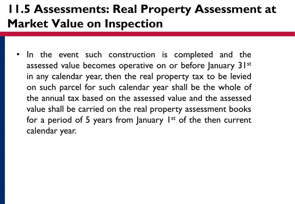 11 5 assessments real property assessment