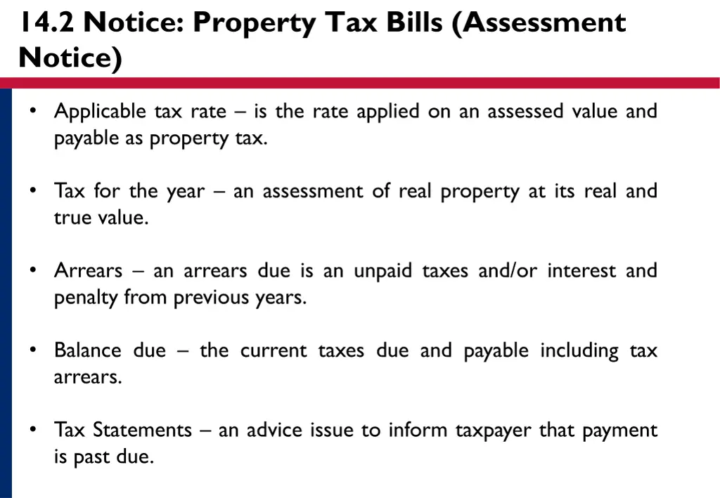 14 2 notice property tax bills assessment notice