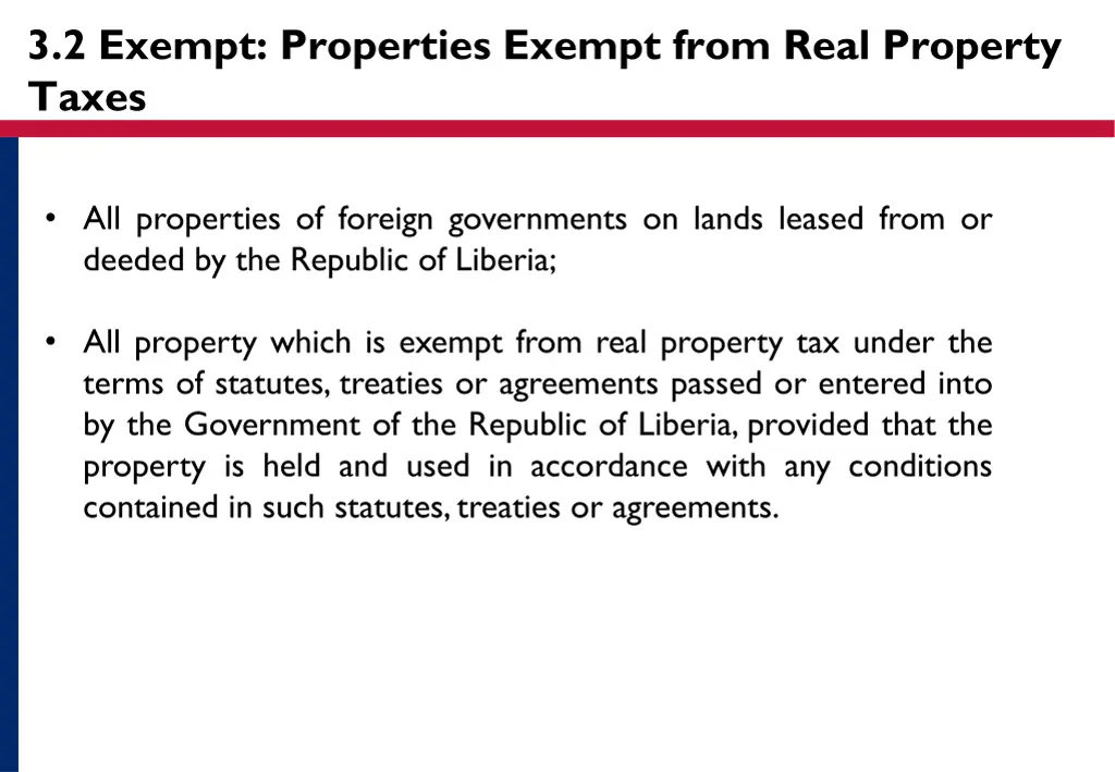 3 2 exempt properties exempt from real property