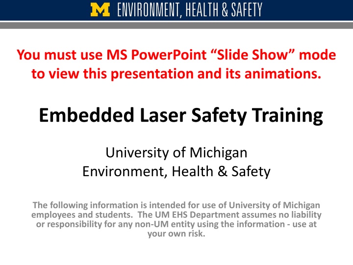 you must use ms powerpoint slide show mode