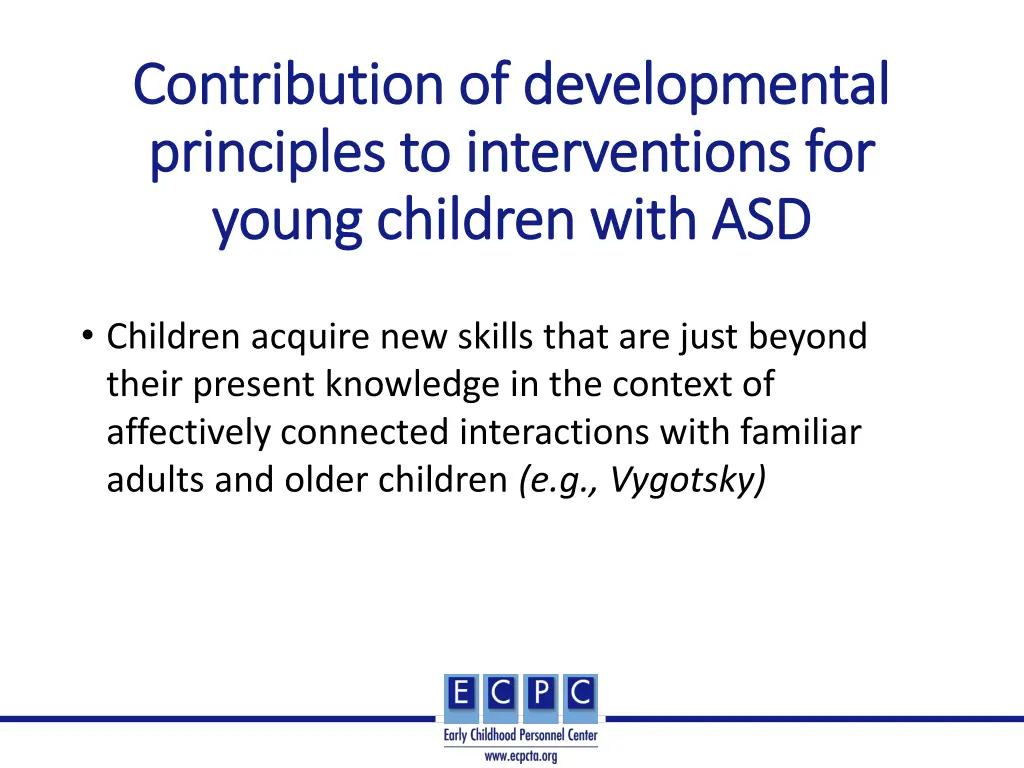 contribution of developmental contribution 1