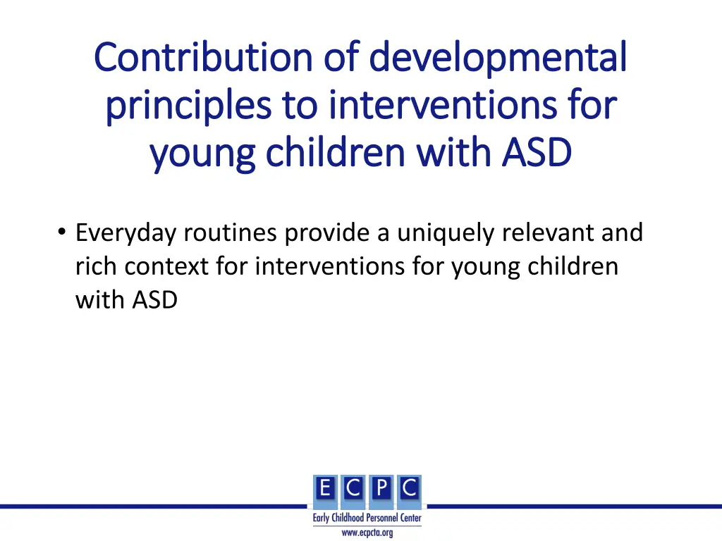 contribution of developmental contribution 3