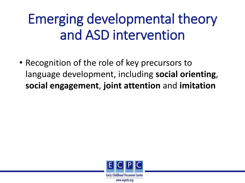 emerging developmental theory emerging