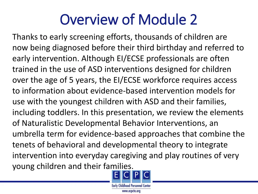 overview of module 2 overview of module 2