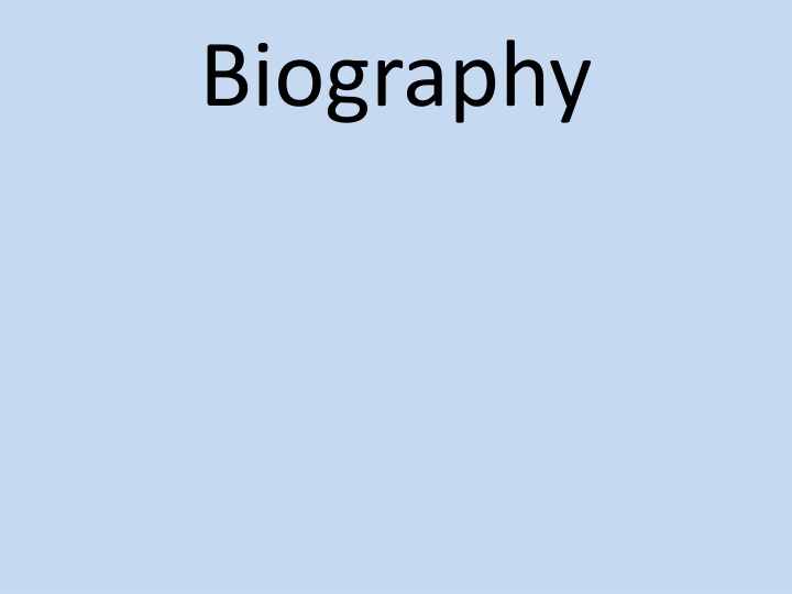 biography