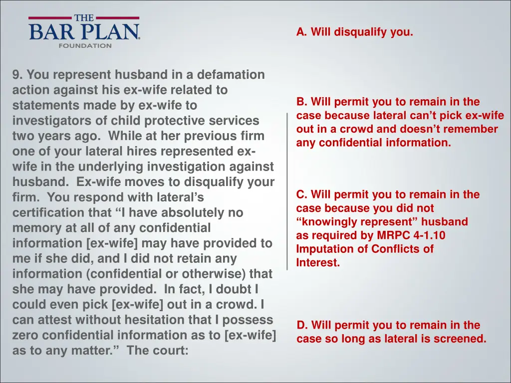 a will disqualify you