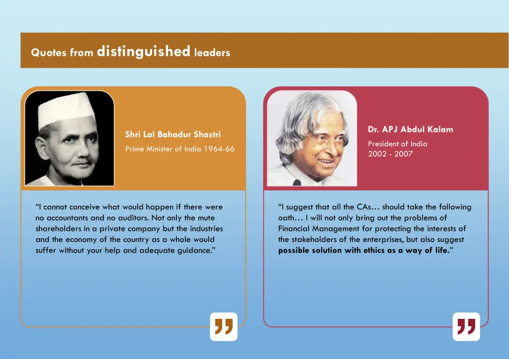 quotes from distinguished leaders 1