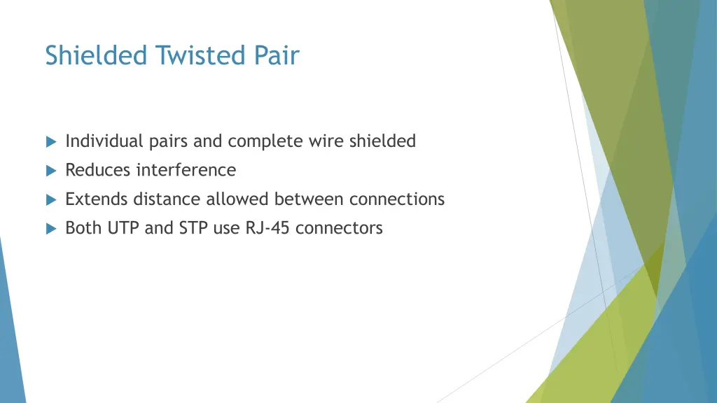 shielded twisted pair