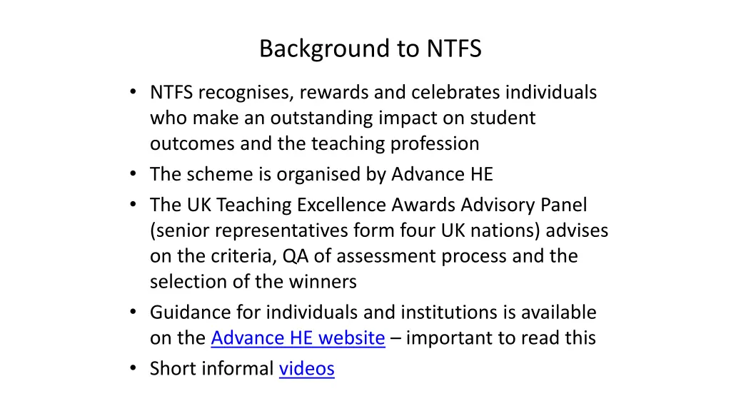 background to ntfs