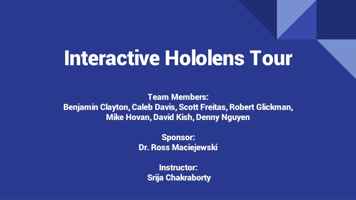 interactive hololens tour