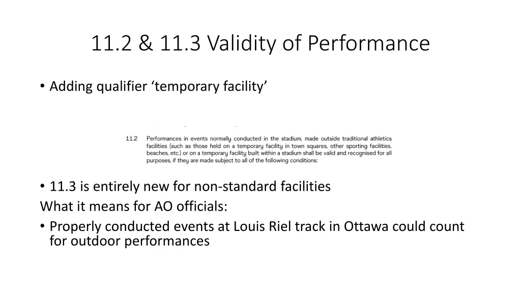 11 2 11 3 validity of performance