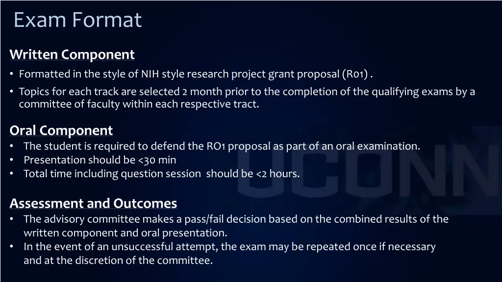 exam format