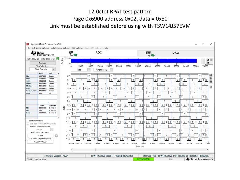 12 0ctet rpat test pattern page 0x6900 address