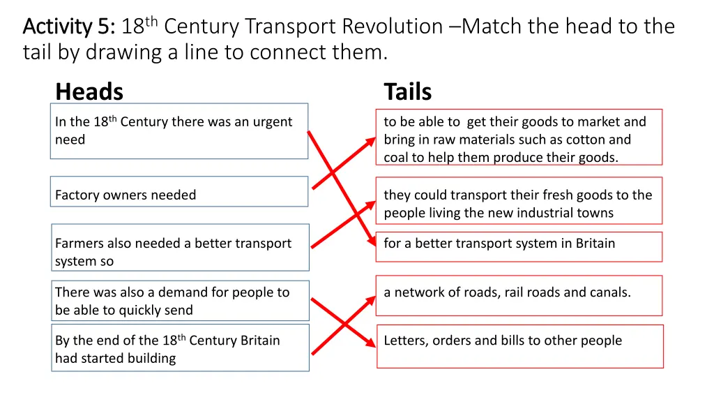 activity 5 activity 5 18 th century transport 1