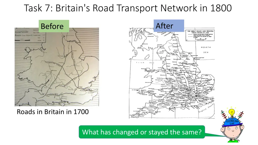 task 7 britain s road transport network in 1800