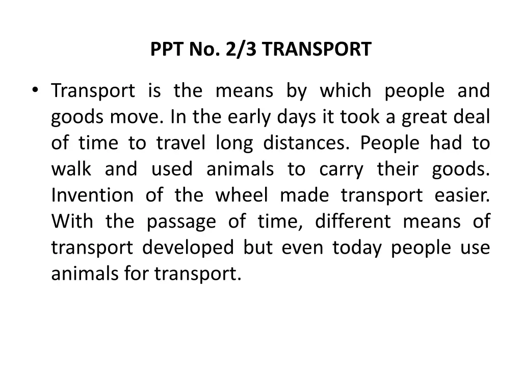 ppt no 2 3 transport