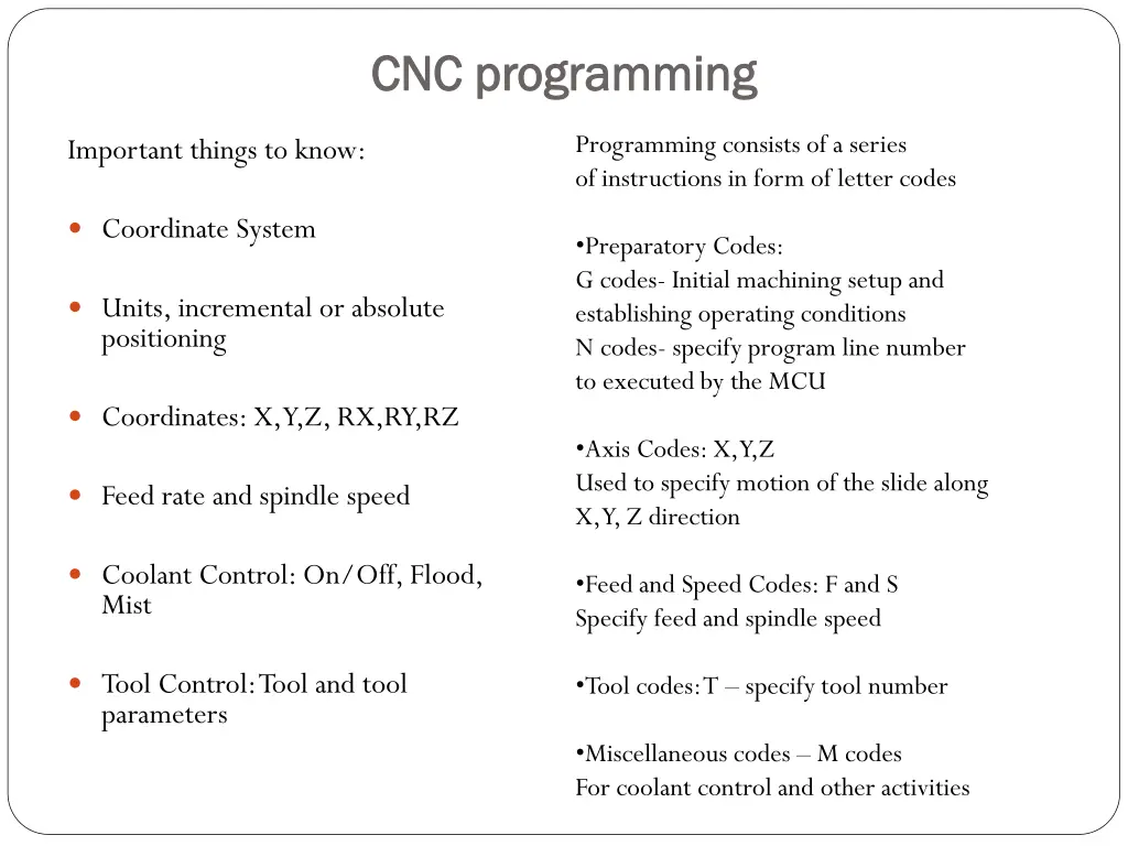 cnc programming cnc programming